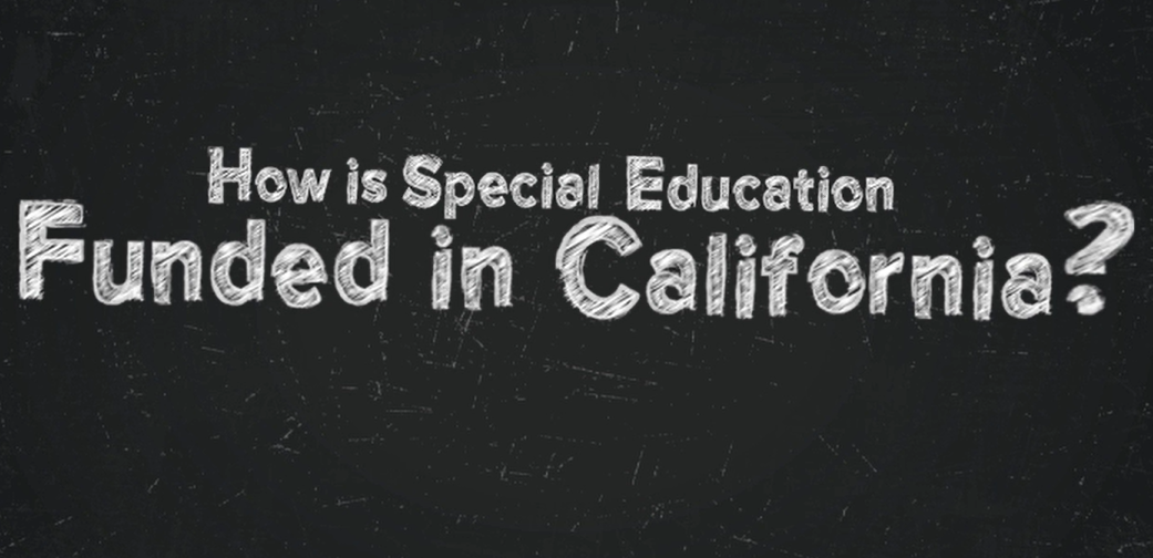 How is special education funded in California?